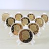 10 Pack President Donald Trump Commemorative Coins, Gold Plated Coin, Collectible Gift (10 Pack)
