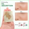 Oil Blotting Sheets for Face, DUcare 100 Counts Green Tea Blotting Paper For Oily Skin with Portable Mirror Case & Makeup Puff, Oil Absorbing Sheets For Face