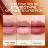 Mistine Lipstick Thai Latte Sheer Creamy Rouge Velevt Matte Lipstick for Women Non-sticky Lipstick C01 Rainy Iced Coffee 0.123oz 1 Count