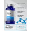 Antarctic Krill Oil 1000mg | 300 Softgel Capsules | Omega 3, EPA, DHA Supplement | with Astaxanthin | Value Size | Non-GMO, Gluten Free | by Horbaach