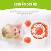 MARPPY Bath Toys - Bathtub Basketball Hoop for Kids, Toddlers - Mold Free Bath Toys & Shower Toys with Suction Cup and 3 No-Hole Balls - Bathtub Toys for Toddlers Boys & Girls