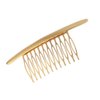 2PCS (Gold+Silver) Smoothly Alloy Wire Hair Clip Teeth Combs Hair Side Combs Bridal Wedding Veil Combs Hair Clip Hair Holder for Women Lady Girls