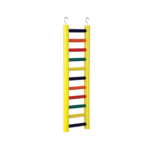 Prevue Pet Products BPV01138 Carpenter Creations Hardwood Bird Ladder with 11 Rungs, 18-Inch, Colors Vary