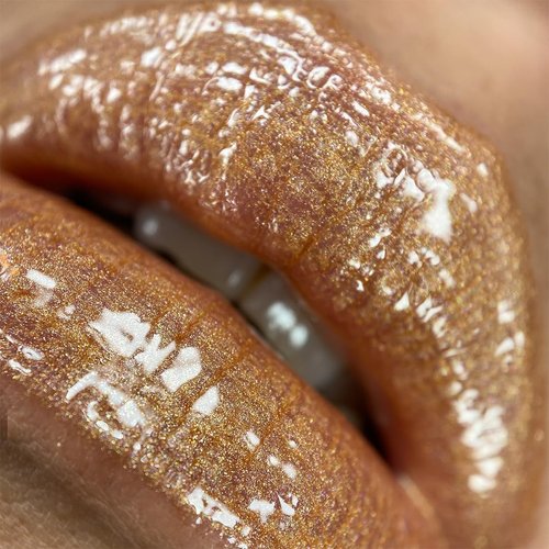 UNICORN SNOT Liquid Metal Lip Paint - Metallic Lip Gloss - Liquid Lipstick w/Intense Pigment Lip Color & Metallic Shimmer - Stocking Stuffers for Women, Cruelty-Free Lip Makeup, Light Sand (Dune)