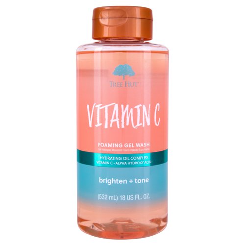 Tree Hut Vitamin C Nourishing & Moisturizing Foaming Gel Wash, 18 oz.
