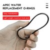 O-Ring for Reverse Osmosis Water Filter Housings Diameter 3.5" O.D. Black 3 Pcs O-Ring Set