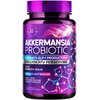 Akkermansia Probiotic 2 Billion AFU - Best Strain for GLP-1 Production Support - with Prebiotic Fiber for Natural Digestive & Gut Health for Women & Men - Non-GMO & Bottled in USA - 60 Capsules