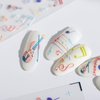 Music Notes Nail Stickers 3D Self-Adhesive Nail Decals Colorful Music Note Nail Art Supplies for Nail Designe with Musical Instrument Patterns Nail Tattoos for Women Girls 2 Sheets