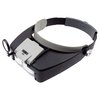 Zega Crafts Headband Magnifier w/ 3 Multi-Depth Magnifying Lenses & Detachabe Worklight