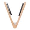 Hair Straightening Comb, Hair Comb Hair Straightening Comb Styling Tools Boar Double Sided Brush Comb Clamp, For Improve Hair Health Reduce Split Ends Of Your Hair