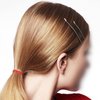 Jumbo Bobby Pins Metal Hair Pins 20pcs, Textention Black Curved Bobby Pins Metal Decorative Stylish Hair Accessories for Women and Girls, Perfect for Hair Styling(10 Long and 10 Short)