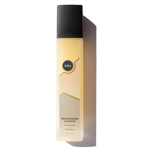 Round Barn Apothecary RBA Skincare's Brightening Cleanse for Damaged and Dry Skin - Face Cleanser with Aloe Vera, Olive Oil, and Vitamin C - Even Complexion without Drying - 4 fl oz