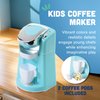 Constructive Playthings Kids Coffee Playset with Pods for Imaginative Play, Kitchen Appliances Learning Toy for Children Ages 3+