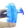 BTWTRY Blue Hair Shampoo Brush Scalp Care Hair Brush with Soft Silicone Care Scalp Massager for The Scalp Exfoliate and Promote Hair Growth (Blue)