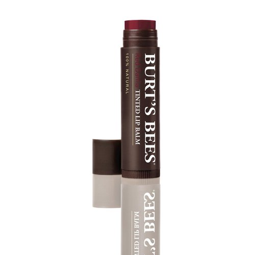 Burt's Bees 100% Natural Tinted Lip Balm, Red Dahlia with Shea Butter & Botanical Waxes – 1 Tube