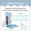 Water Works Powder Hair Color, Permanent, 3 packs (Blue Black)