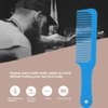 Hair Comb, Professional Salon Tooth Hair Combs Hairdressing Styling Barber Stylist Tool, Non-slip Pattern of the Handle, Easy to Grip(Blue)