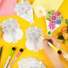 Sereliy 24 Set Mother's Day Crafts for Kids DIY Mother's Day Card Color Your Bouquet Craft for Mother's Day Gifts Craft Birthday Gift Classroom Activities.（24 Bouquet）