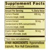 Spring Valley Turmeric Curcumin 500mg with 50mg Ginger Powder Twin Pack 180 Vegetarian Capsules