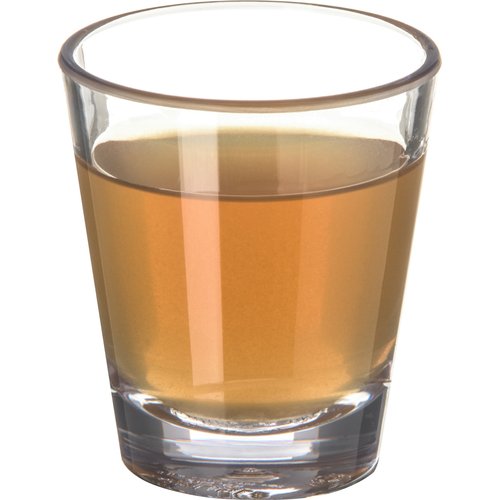 Carlisle FoodService Products Alibi Round Glass Clear Glass for Restaurants, Catering, Kitchens, Plastic, 1.8 Ounces, Clear