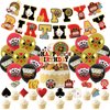 Casino Theme Birthday Party Supplies Las Vegas Theme Party Decorations Kit Poker Happy Birthday Banner Cupcake Toppers Balloons for Boys and Girls