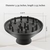 Hair Diffuser Attachment for Dyson Supersonic Hair Dryer HD01 HD02 HD03 HD04 HD08 HD15, Styling Tool for All Hair Types Including Wavy, Curly Hair, Dry and Fluffy, Black