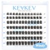 Lash Clusters 84 Pcs Cluster Lashes Eyelash Clusters DIY Cluster Eyelash Extensions Individual Lashes Soft and Comfortable (Windy,D-8-16mix)