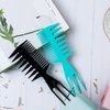 Guojiang Retro Women Men Oil For Head Styling Hairbrush Double-Sided Wide Tooth Hair Comb Pick Fish Bone Shaped Fork Salon Hairdressing Tool Hair Combs For Women Accessories Fine Hair, Blue