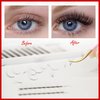 THE LASH SUPPLY 120 Fans, 5D Premade Fan Eyelash Extensions, C/D Curl, Mix Length 9-15mm, 0.07 Thickness, 12 Lines, Volume Lash Extensions, Natural and Long-lasting Curl, Mix Pack