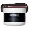 oVertone Haircare Color Depositing Conditioner - 8 oz Semi Permanent Hair Color with Shea Butter & Coconut Oil - Temporary Hair Color Dye - Vegan, Cruelty-Free - Rich Black