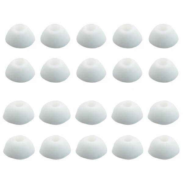 RACOFSB 5 Sets Pro Fingerboard Bushings 75A Good Rebound Urethane Material for Professional Fingerboard Trucks (75A White)