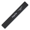 PrettyClaw | 10pc Professional Nail File 100/100 Grit Black Rectangle Acrylic Nail Files Plastic Center Double Sided Emery Board for Nails Washable 7 inch Nail File