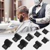 8 Pack Clipper Guards for Wahl Detailer & Andis T Outliner & BaByliss PRO, 1/32" to 11/4" Universal Hair Clipper Guards Set, Snap-on Blade Attachment Combs with Springs for Most Hair Clippers, Black
