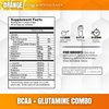 MUSCLEOLOGY - High Performance Super 8 BCAA + Electrolyte & Glutamine Formula - Post Workout Recovery and Muscle Building Supplement (Orange)