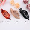 ATODEN Flat Hair Clips Alligator Clips for Hair 3Pcs Hair Claw Clips 4.52'' Duck Billed Hair Clips Medium Hair Clips Hair Accessories Hair Clamps Barrettes Jaw Clips Gifts
