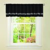 Lush Decor Night Sky Sequins Valance, Single, 84" W x 18" L, Black & Gray - Extra Wide Curtain - Kitchen Curtain Valance - Modern Glam Decor - Bathroom Or Kitchen Valance For Windows