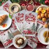 100Pcs Christmas Guest Napkins, Christmas Paper Napkins, Christmas Truck Guest Napkins, Christmas Disposable Paper Decorative Guest Napkins for Christmas Dinner Party Supplies