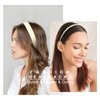 AKTVSHOW Non Slip Plastic Headbands for Women, 9 PCS Thin Headband with Teeth Effortless Hair Bands for Women's Hair Fashion Comb Skinny Hair Band Hair Accessories for Men Girls Teens