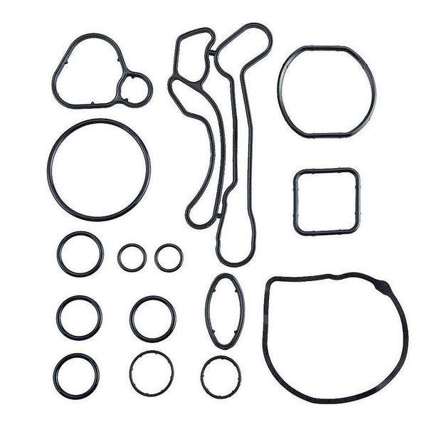Ensun Engine Oil Cooler Gasket Seal Replacement for Chevrolet Cruze Aveo Sonic 1.6L / 1.8L only - Total 15 PCS Replaces 55353331, 55354071, 926-167