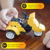 LaQ Hamacron Constructor Monster Truck | 181 Pieces | 5 Models | Age 5+ | Creative, Educational Construction Toy Block | Made in Japan