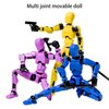 oyeftp Titan 13 Action Figure, Action Figures, Titan 13 Action Figure 3D Printed Robot Multi-Jointed Movable, Desktop Decorations for Game Lovers（Green）