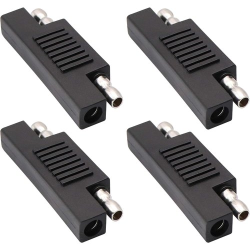 zdyCGTime 4Pack SAE Connector SAE Polarity Reverse Adapter 1.9"x0.28" Gender Charger, Solar Panel Battery Power Charger SAE Male to Male Plug Changer Adapter