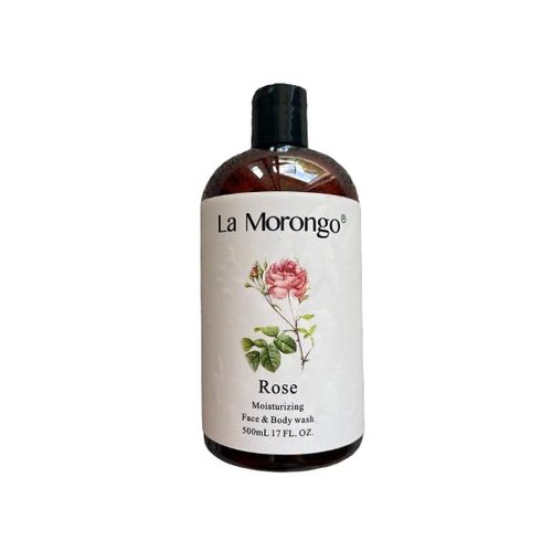 La Morongo Rose Face and Body Wash, 16 OZ
