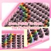 Bodermincer Lashes Clusters 10+12mm/12+14mm/14+16mm/16+18mm/10-12-14-16mm/14-16-18mm Mixed and 8-20mm to Choose Lashes Extension Kit lash Clusters Lashes Wispy Eyelash Extension (16+18mm Mixed)