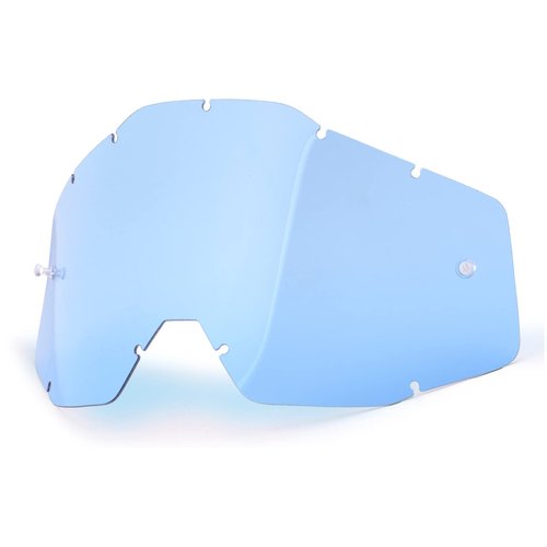 100% Goggle Replacement Lens - Racecraft 1, Accuri 1, Strata 1 Compatible (Anti-Fog-CLEAR)