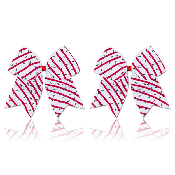 INLOLLY Christmas Hair Clips, Cute Christmas Tree Cake Hair Clips Gingerbread Man Hair Clips Accessory for Women