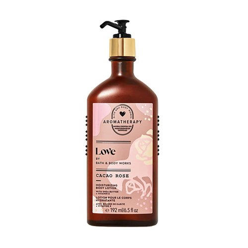 Bath & Body Works Aromatherapy Body Lotion (Cacao Rose), 6.5 fluid_ounces, 6.5 Fl Oz, Pack of 1
