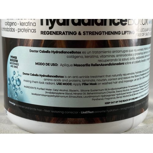 DOCTOR CABELLO HYDRA BOTOX MASCARIA/HAIR MASK 16OZ