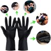 Hair Dye Gloves,Professional Hair Coloring Accessories for Hair Salon Hair Dyeing,2pcs（1 left+1 right）,black