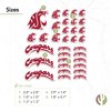 Desert Cactus Washington State University Stickers WSU Cougars Cougs Vinyl Decals Laptop Water Bottle Car Scrapbook11.46x8.9 T1 (Type 1-1)